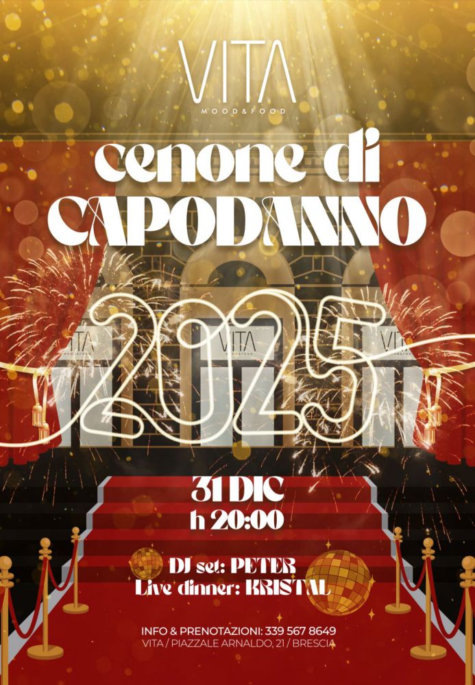 Capodanno 2025 al Vita di Brescia!